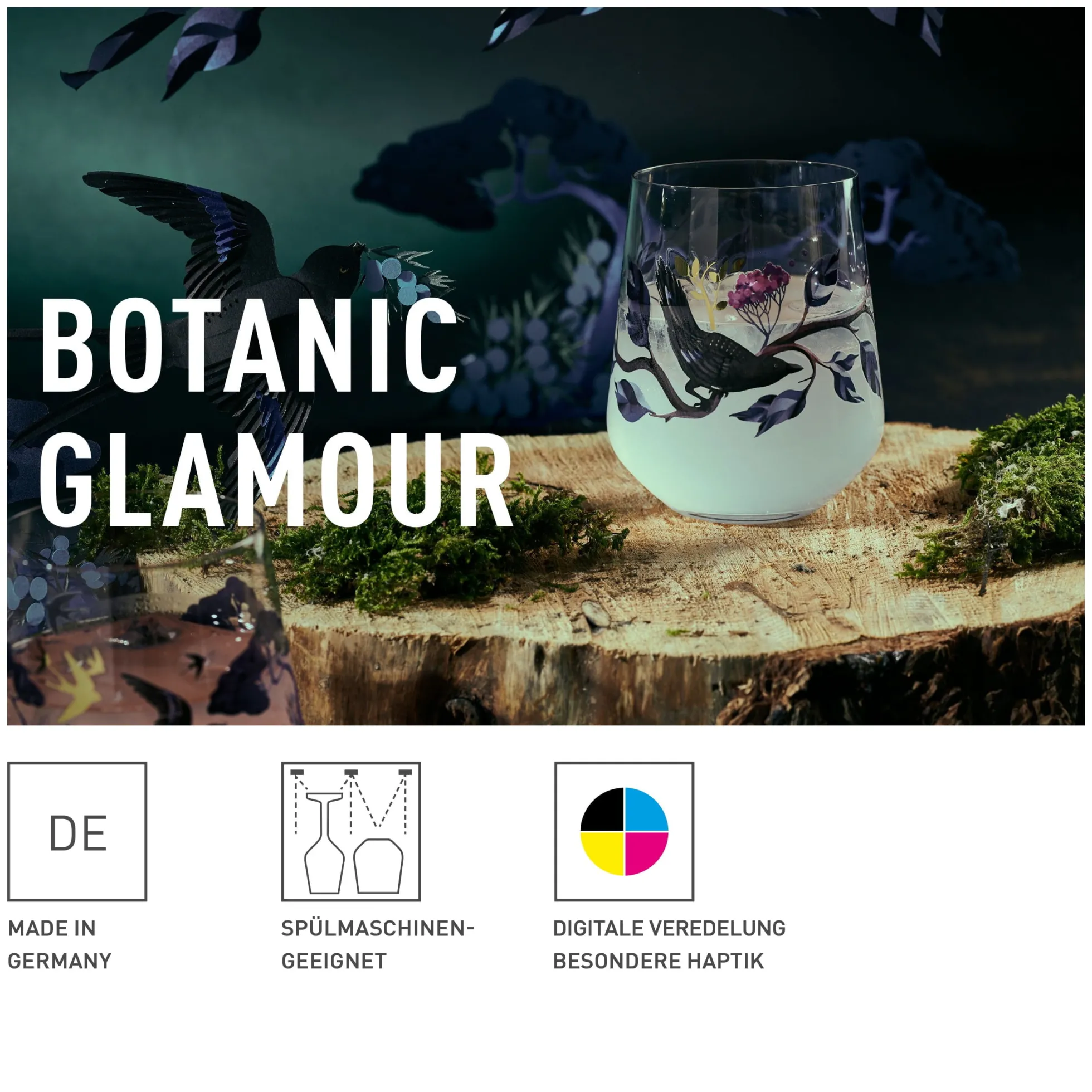 Ritzenhoff BOTANIC GLAMOUR GINGLAS-SET #3, #4