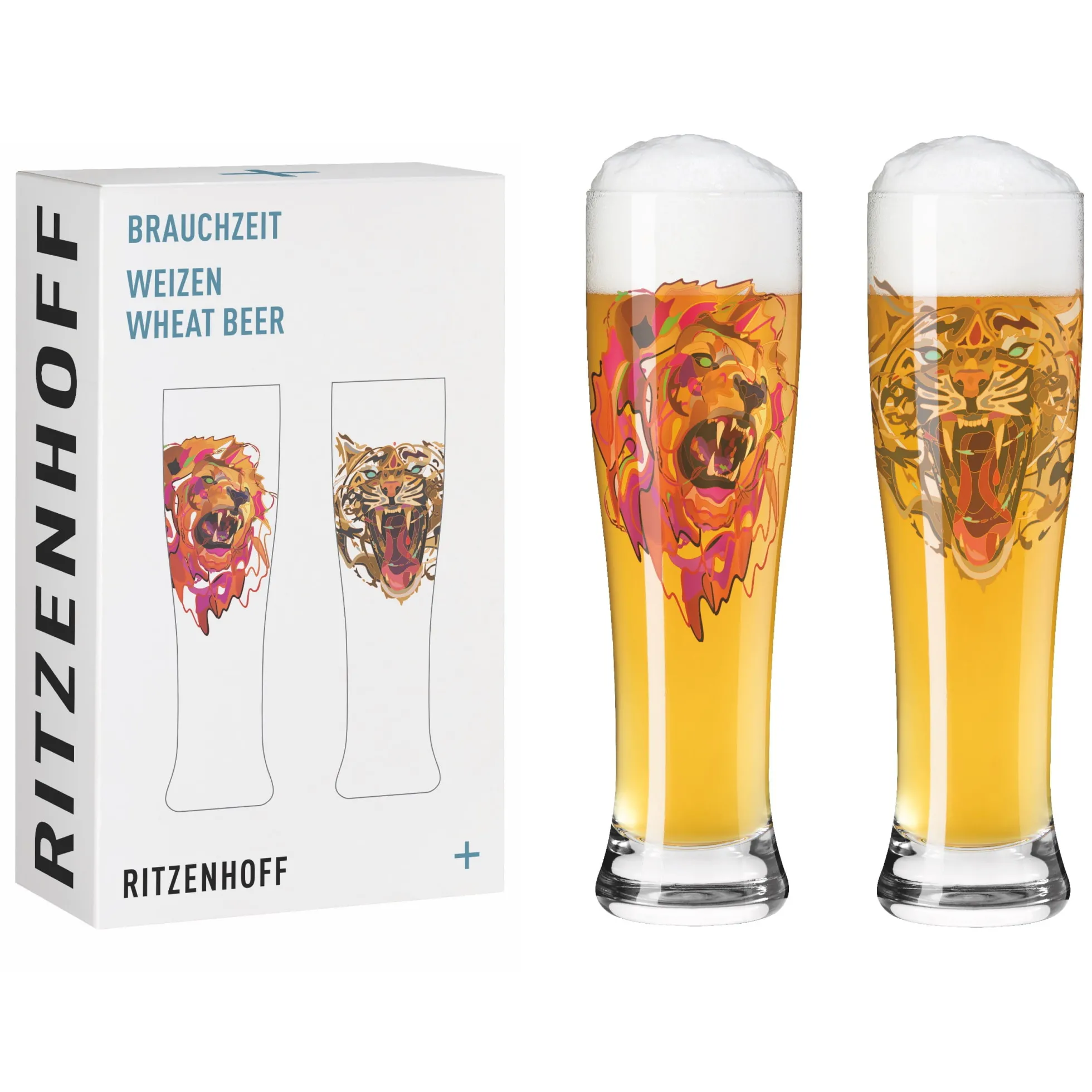 Ritzenhoff brauchzeit weizenbierglas-set #21, #22