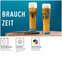 Ritzenhoff BRAUCHZEIT WEIZENBIERGLAS-SET #3, #4