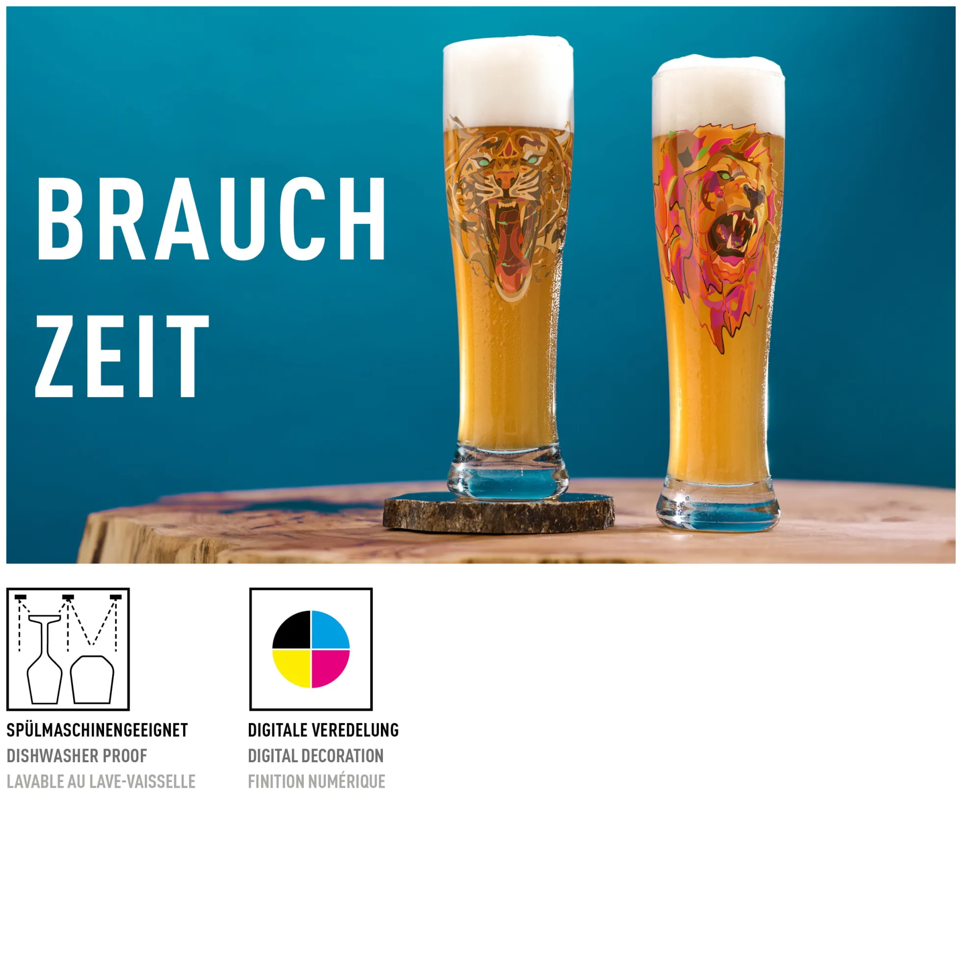 Ritzenhoff BRAUCHZEIT WEIZENBIERGLAS-SET #7, #8