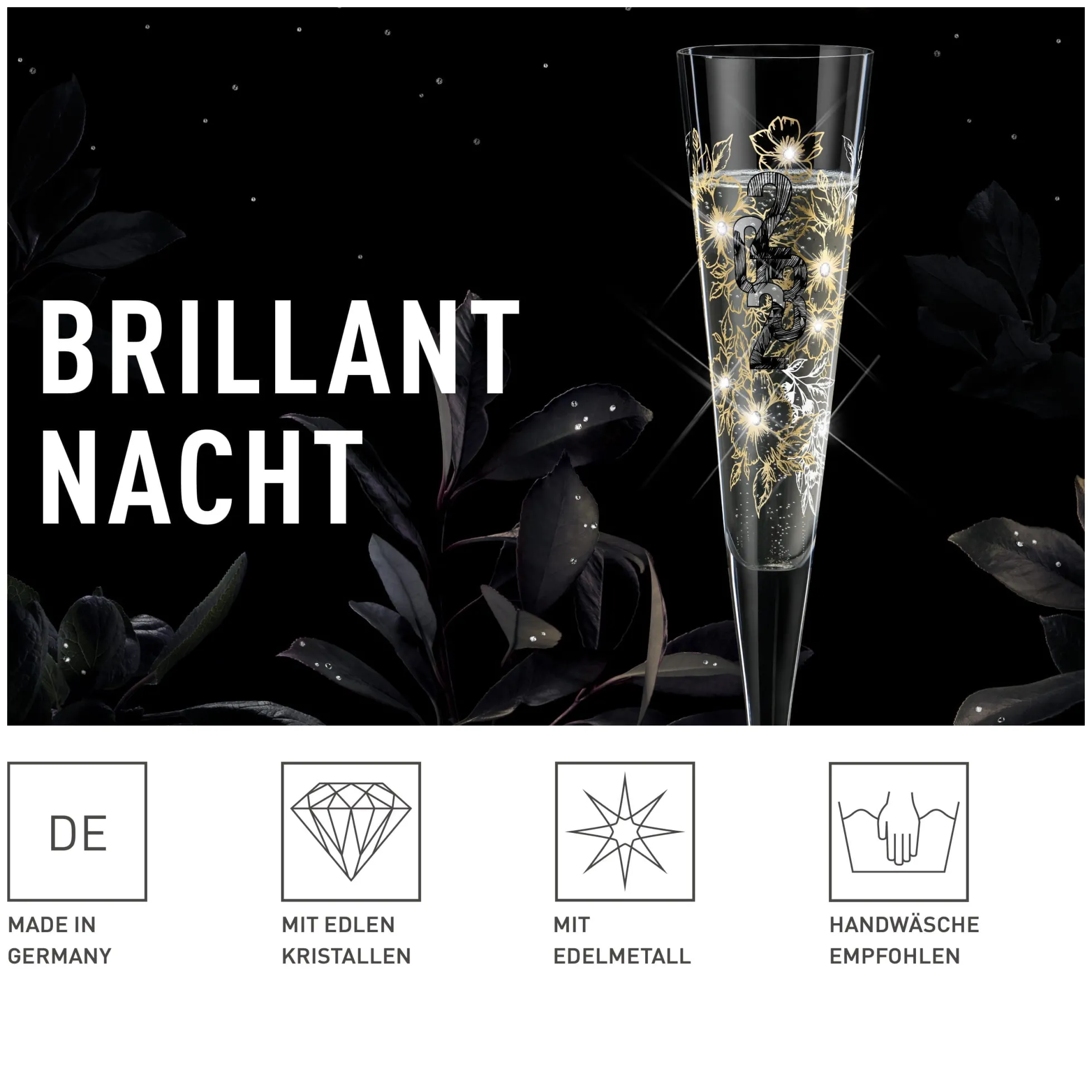 Ritzenhoff BRILLANTNACHT CHAMPAGNERGLAS 2023