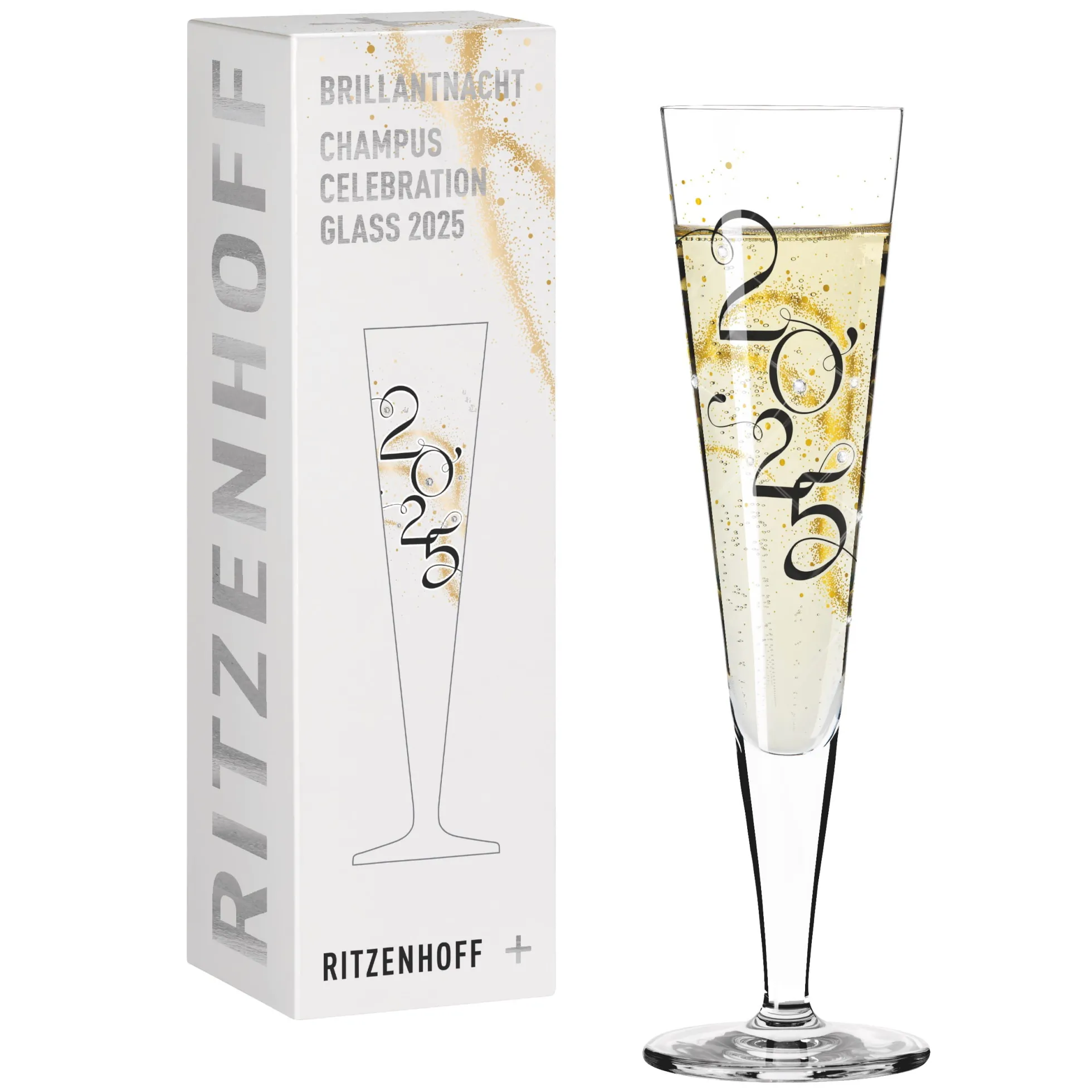 Ritzenhoff BRILLANTNACHT CHAMPAGNERGLAS 2025