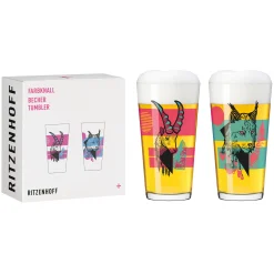 Ritzenhoff FARBKNALL BECHER-SET #5, #6