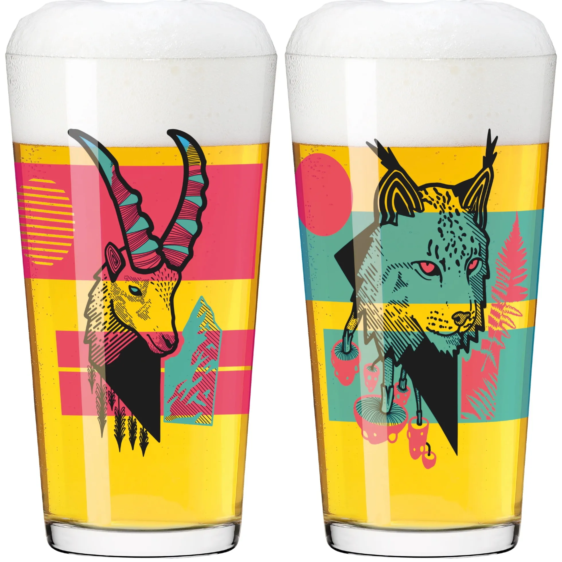 Ritzenhoff FARBKNALL BECHER-SET #5, #6