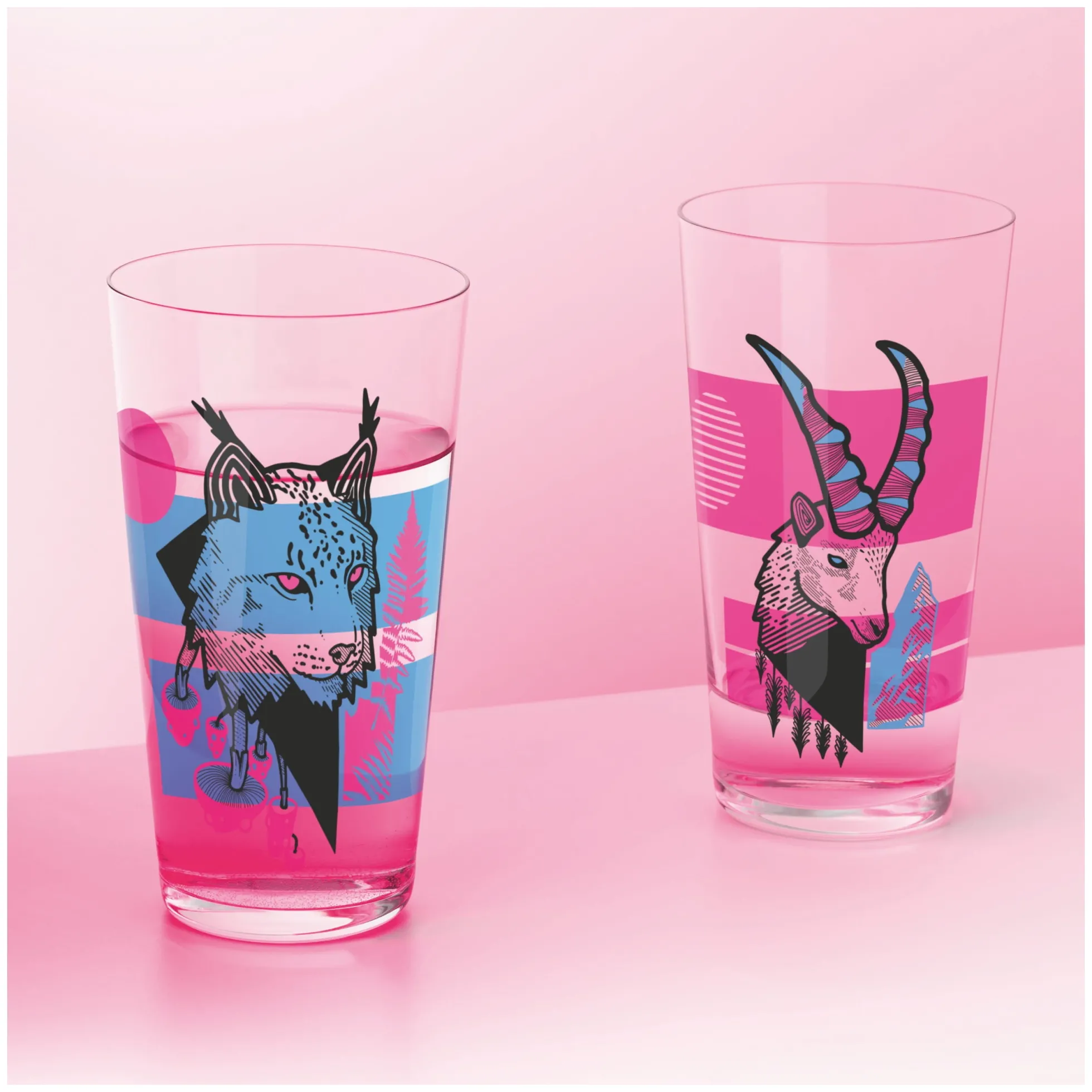 Ritzenhoff FARBKNALL BECHER-SET #5, #6