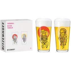 Ritzenhoff FARBKNALL BECHER-SET #3, #4 VLADIMIR BOTT