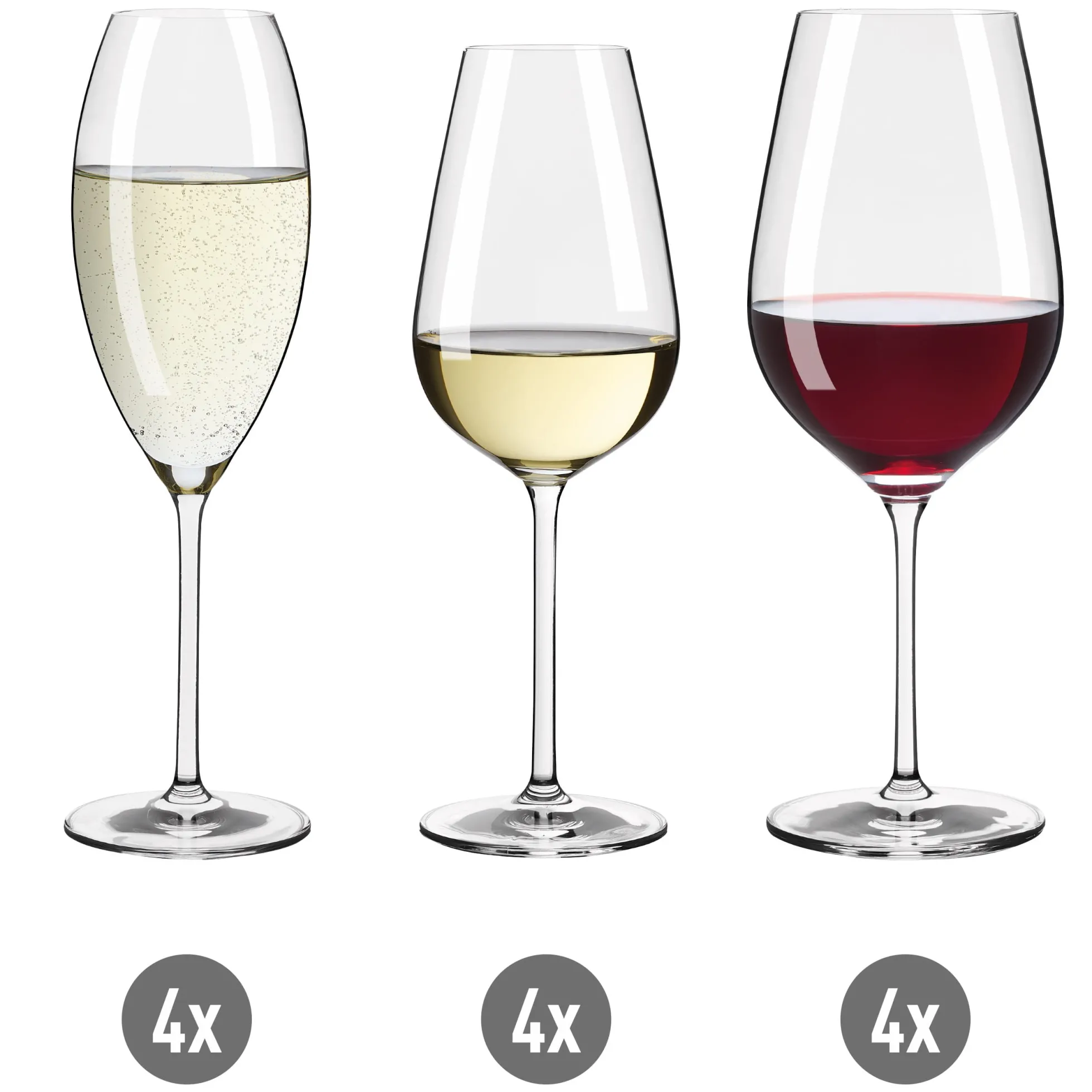 Ritzenhoff GLANZLICHT WEIN- UND CHAMPAGNERGLAS-SET H24