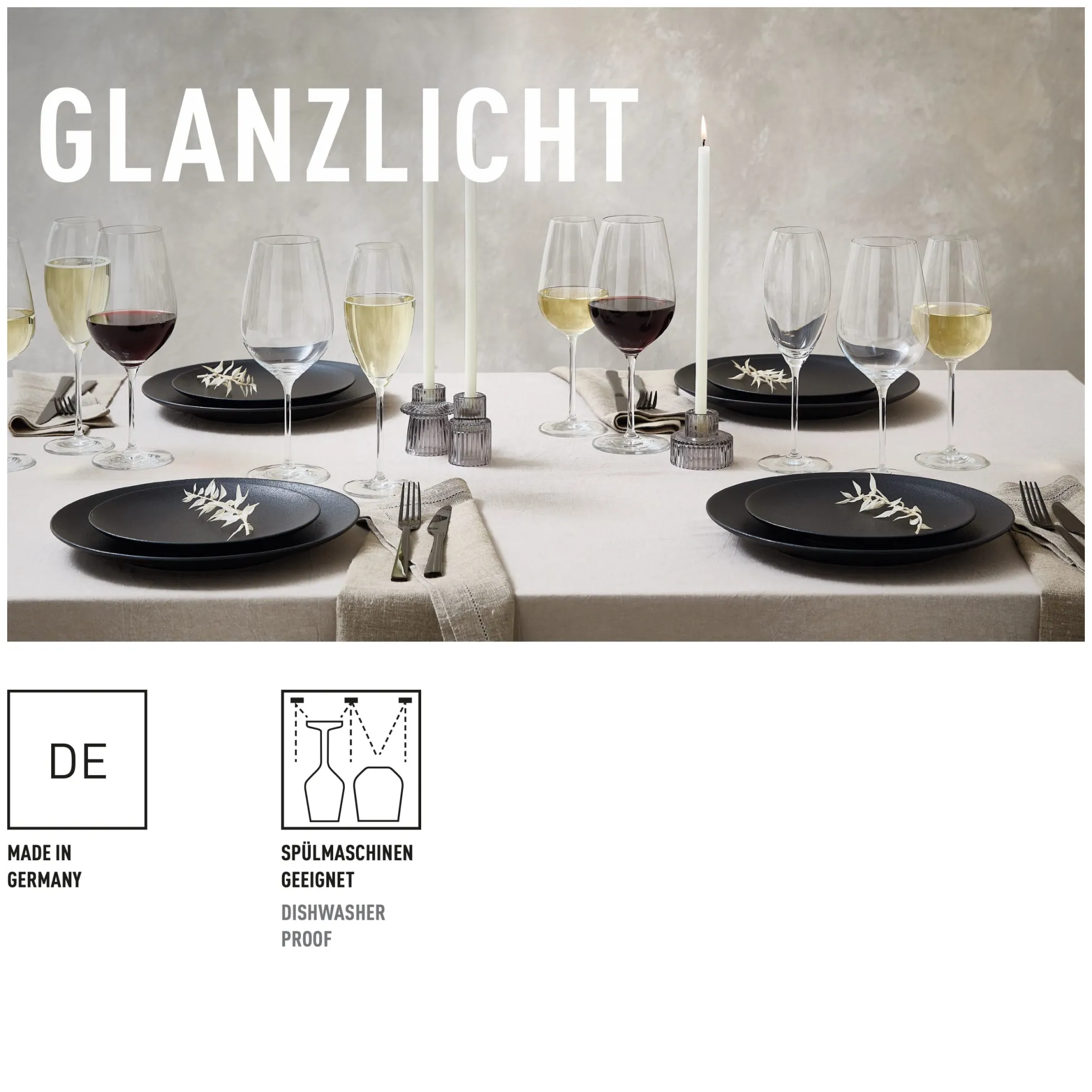Ritzenhoff GLANZLICHT WEIN- UND CHAMPAGNERGLAS-SET H24