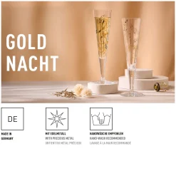 Ritzenhoff GOLDNACHT CHAMPAGNERGLAS #45