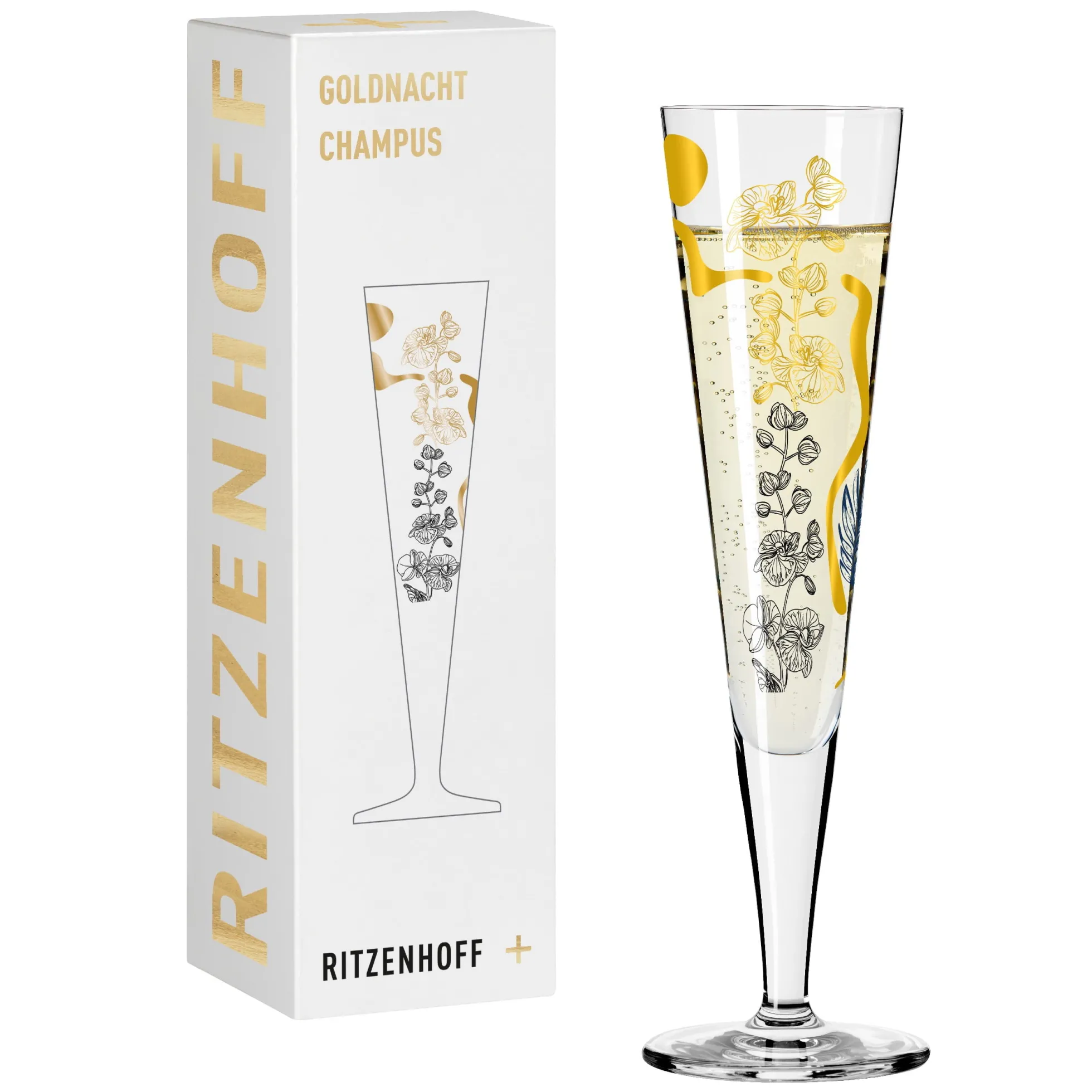 Ritzenhoff GOLDNACHT CHAMPAGNERGLAS #38