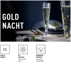 Ritzenhoff GOLDNACHT CHAMPAGNERGLAS #44