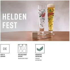 Ritzenhoff heldenfest bierglas-set f25