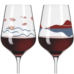 Ritzenhoff herzkristall rotweinglas-set h23