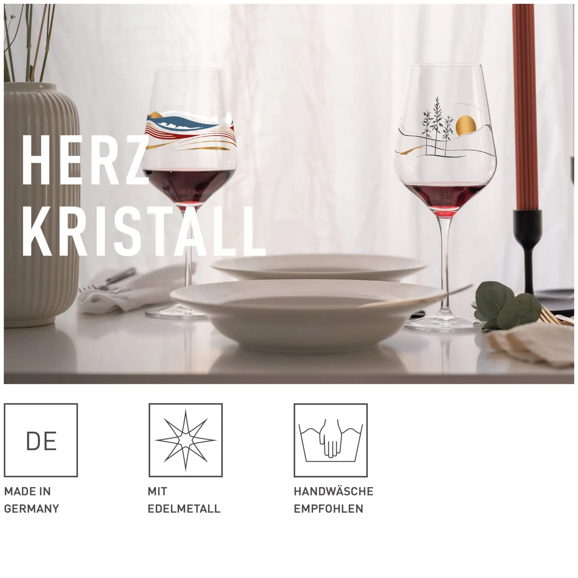 Ritzenhoff HERZKRISTALL WEISSWEINGLAS #8