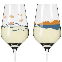 Ritzenhoff herzkristall weißweinglas-set h23