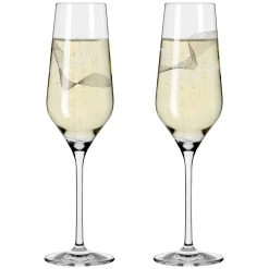 Ritzenhoff KRISTALLWIND CHAMPAGNERGLAS-SET #3, #4