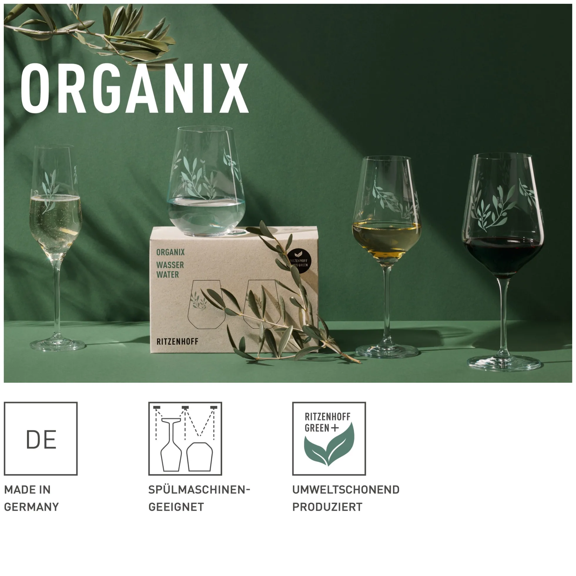 Ritzenhoff ORGANIX WEISSWEINGLAS-SET #1