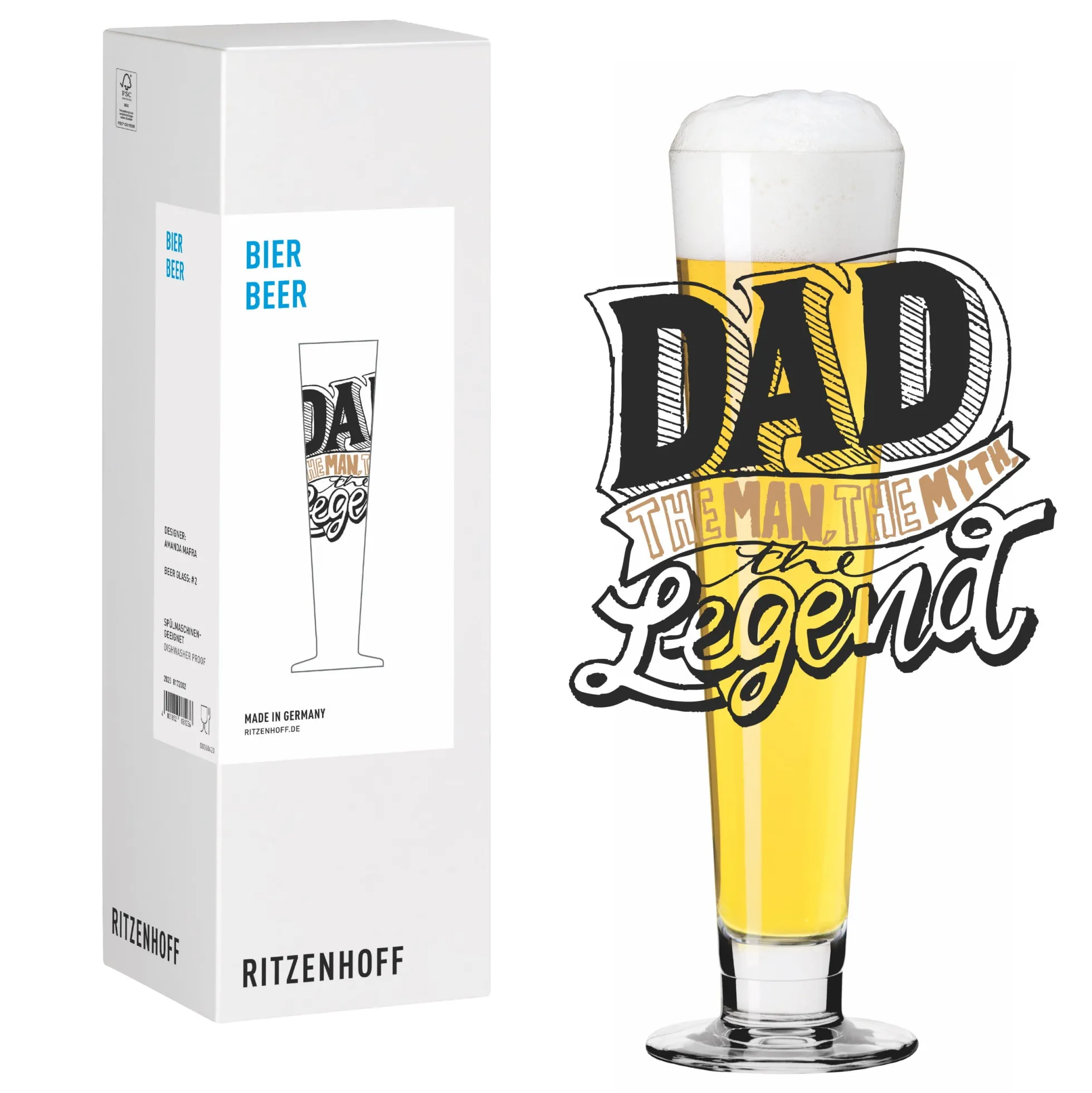 Ritzenhoff papa bierglas #2