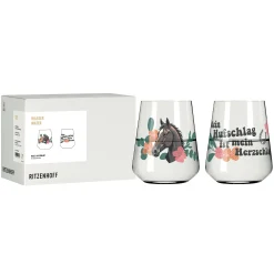 Ritzenhoff reitgold wasserglas-set #7 #8