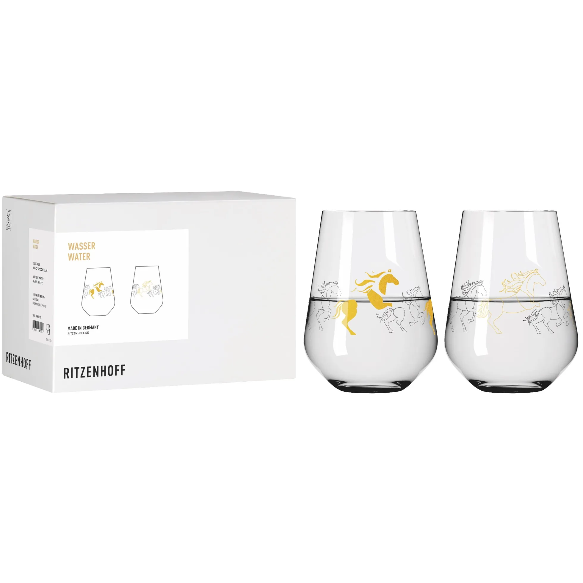 Ritzenhoff REITGOLD WASSERGLAS-SET #1 #2