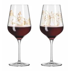 Ritzenhoff SAGENGOLD ROTWEINGLAS-SET #1, #2