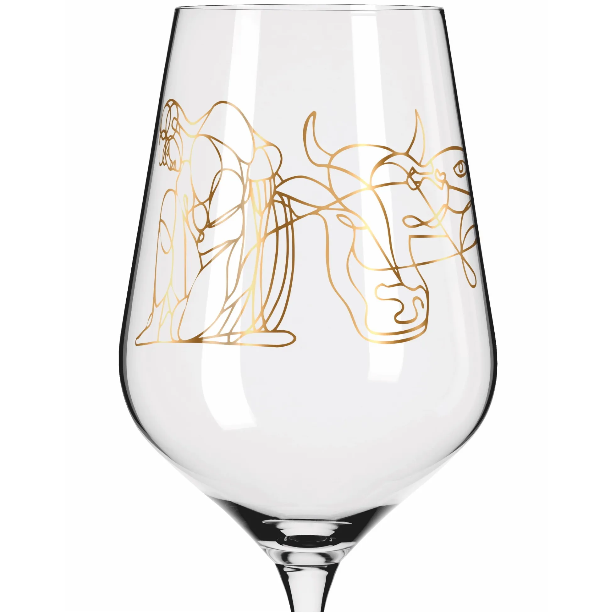 Ritzenhoff SAGENGOLD ROTWEINGLAS-SET #1, #2