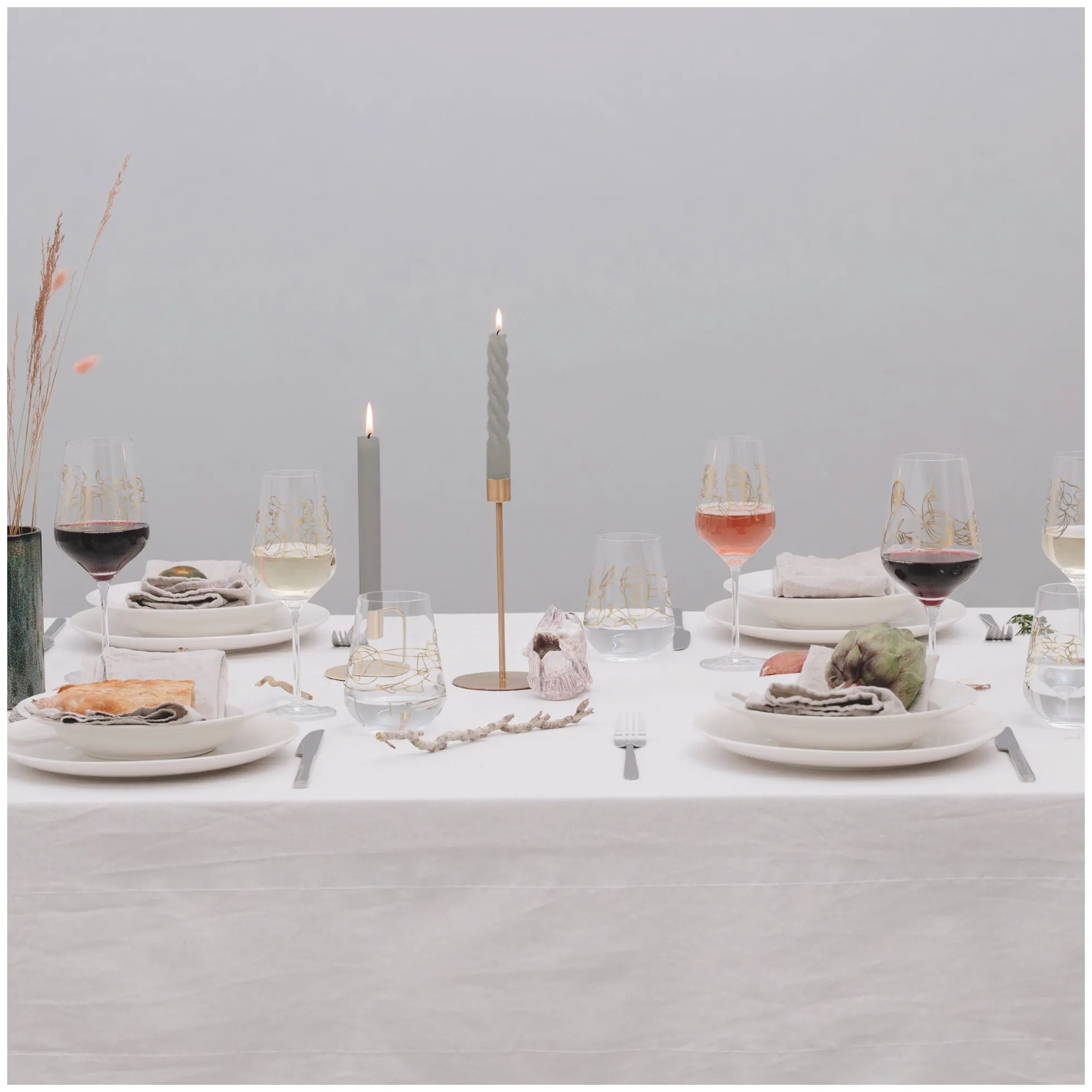 Ritzenhoff SAGENGOLD ROTWEINGLAS-SET #1, #2