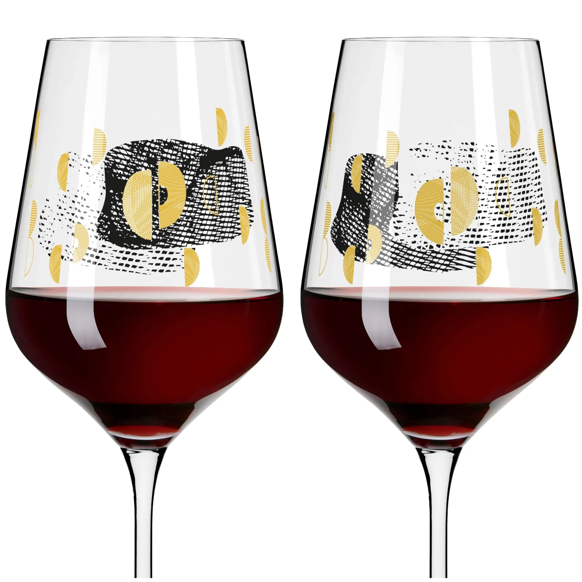 Ritzenhoff SAGENGOLD ROTWEINGLAS-SET #3, #4