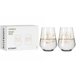 Ritzenhoff SAGENGOLD WASSERGLAS-SET #1, #2