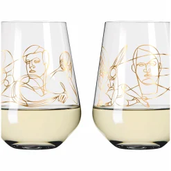 Ritzenhoff SAGENGOLD WASSERGLAS-SET #1, #2
