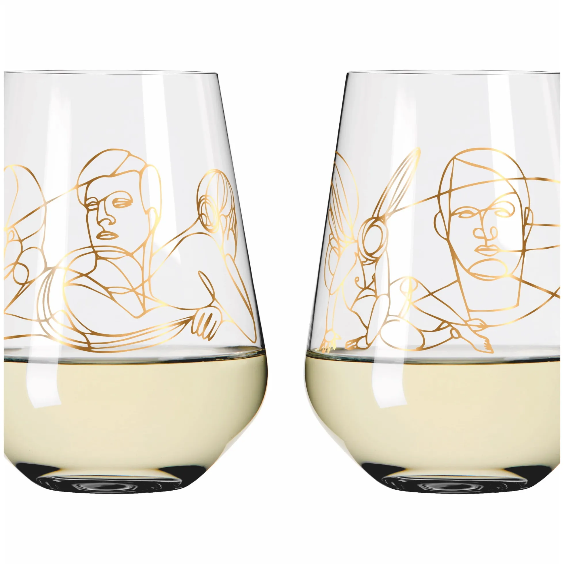 Ritzenhoff SAGENGOLD WASSERGLAS-SET #1, #2