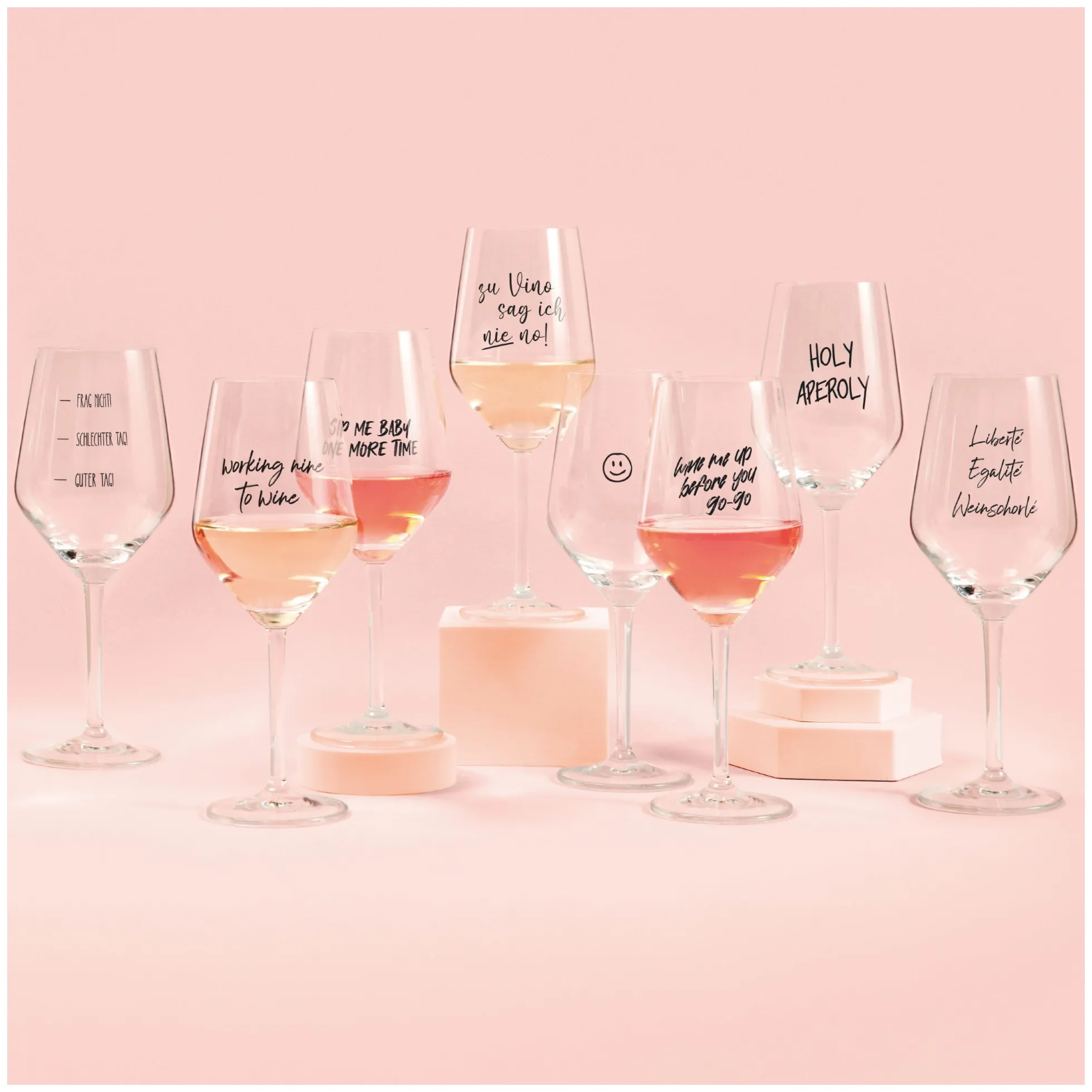 Ritzenhoff SAND & SODA WEINGLAS MIT SPRUCH - SIP ME