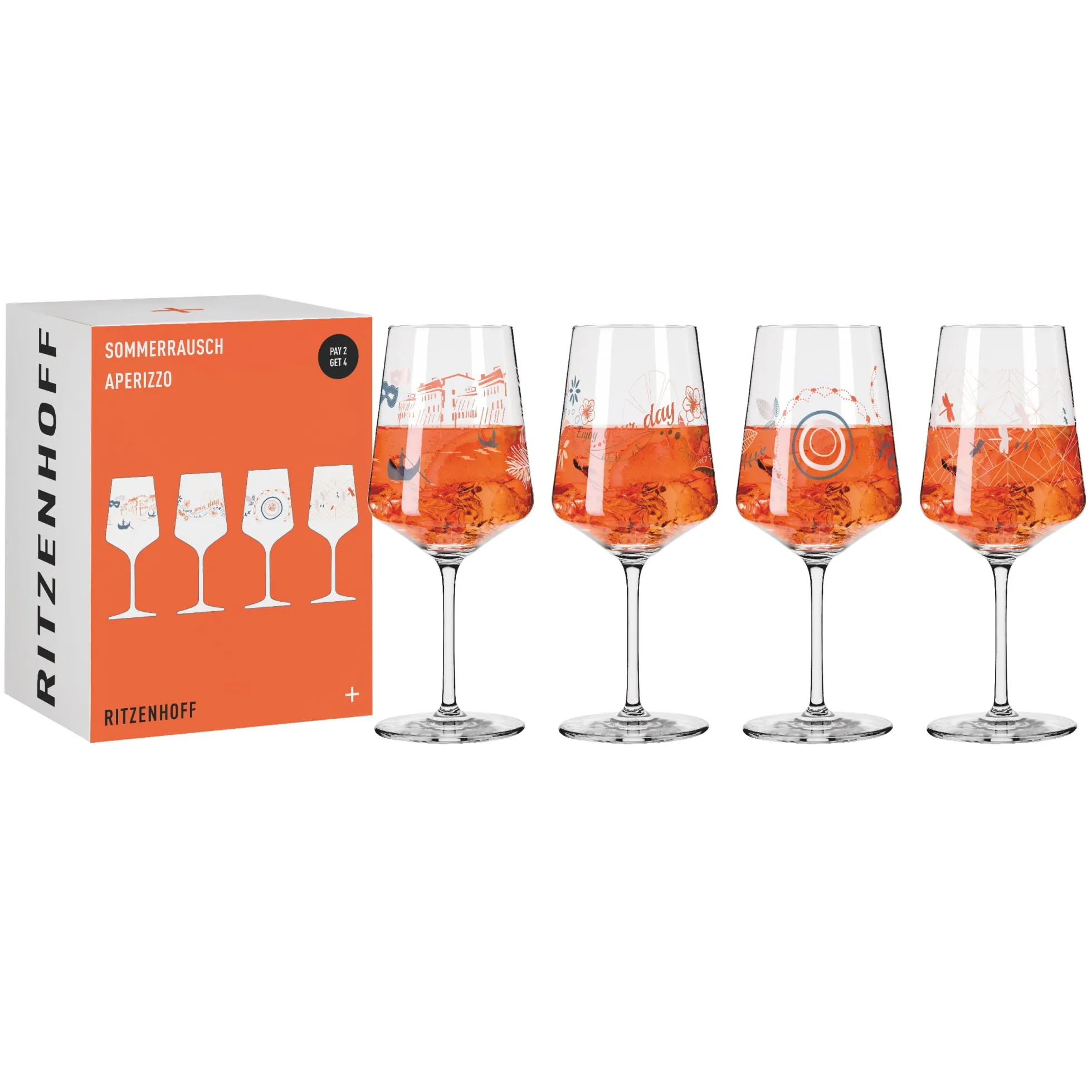 Ritzenhoff sommerrausch aperitifglas-set f23