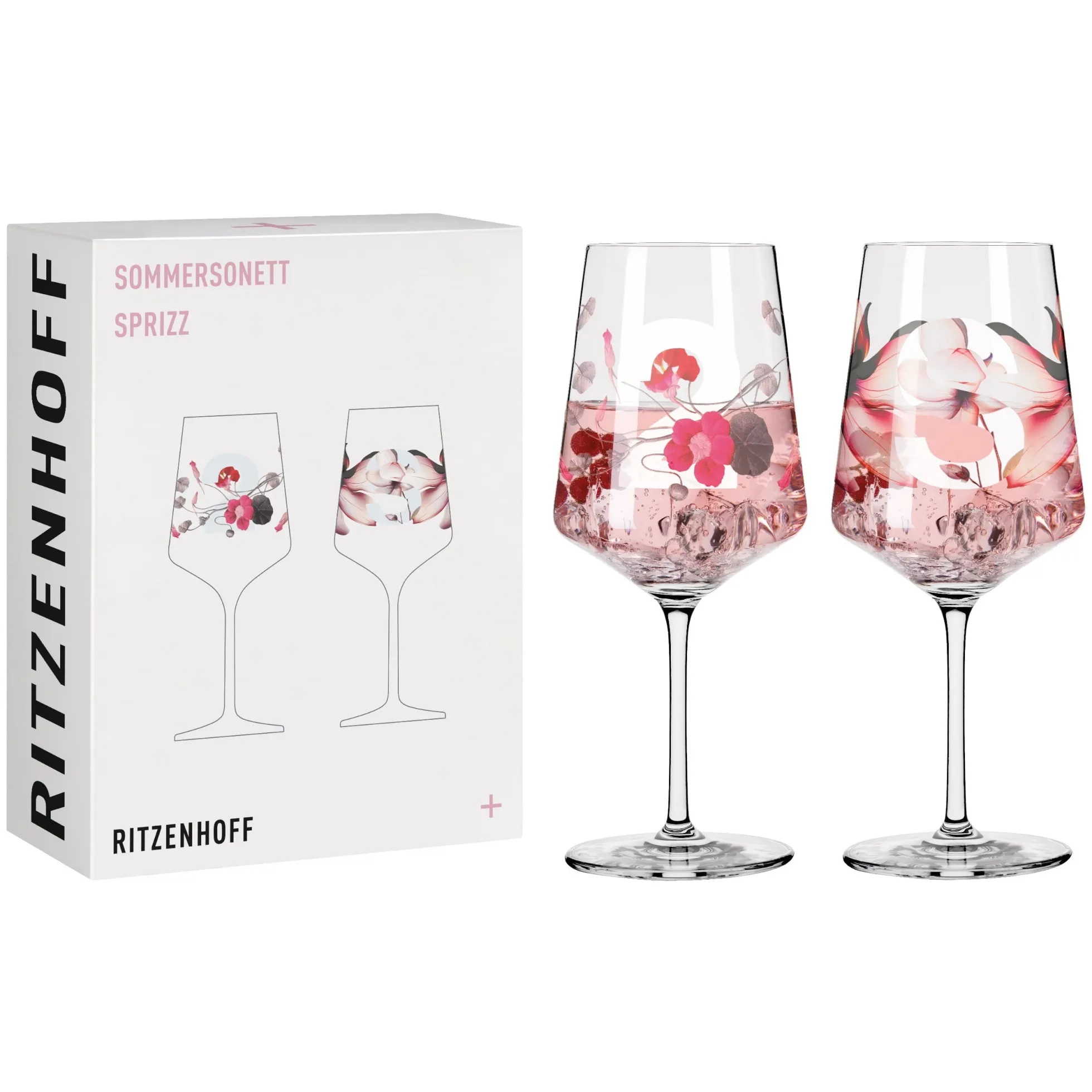 Ritzenhoff SOMMERSONETT  APERITIFGLAS-SET #3, #4 XAVIER ESCLUSA TRIAS