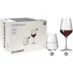 Ritzenhoff STERNSCHLIFF ROTWEIN- UND WASSERGLAS-SET #1