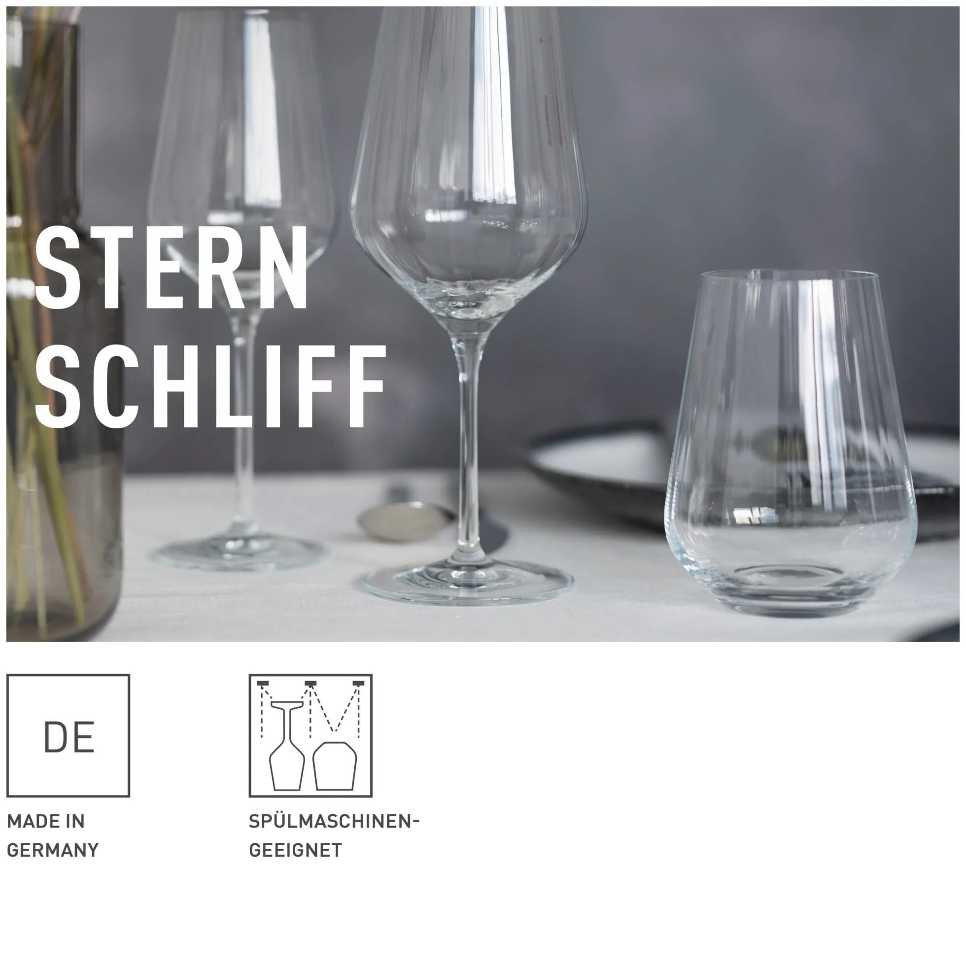 Ritzenhoff STERNSCHLIFF ROTWEIN- UND WASSERGLAS-SET #1
