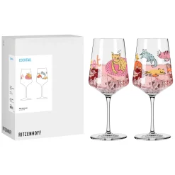 Ritzenhoff tierisch glücklich cocktailglas-set #5 #6