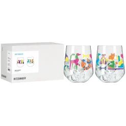 Ritzenhoff tierisch glücklich ginglas-set #1 #2