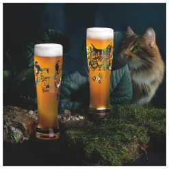 Ritzenhoff TIERISCH GLÜCKLICH WEIZENBIERGLAS-SET #1 #2